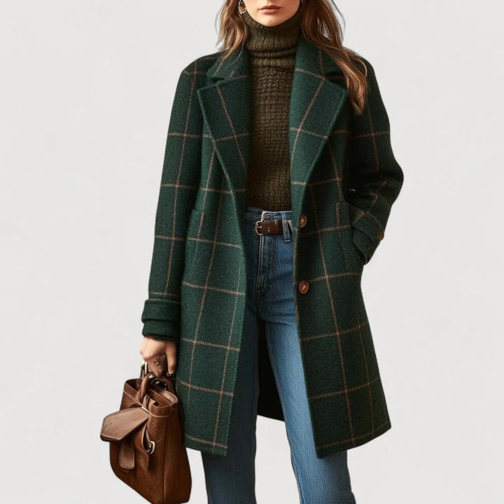 CAMBRIDGE - WOOL CHECK COAT