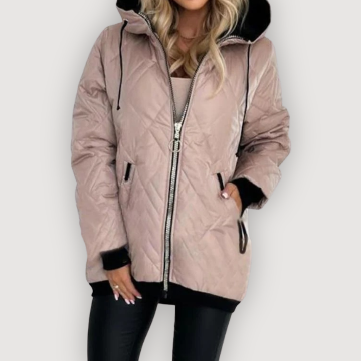 MAURA – QUILTED HOODED JACKET